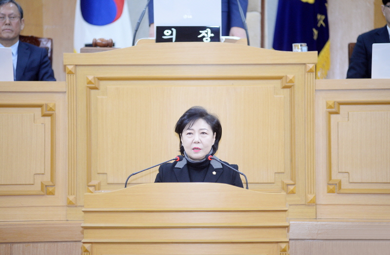 윤희정 파주시의원, 5분 자유발언 통해 ‘캠프하우즈 공원조성사업’에 대한 제언