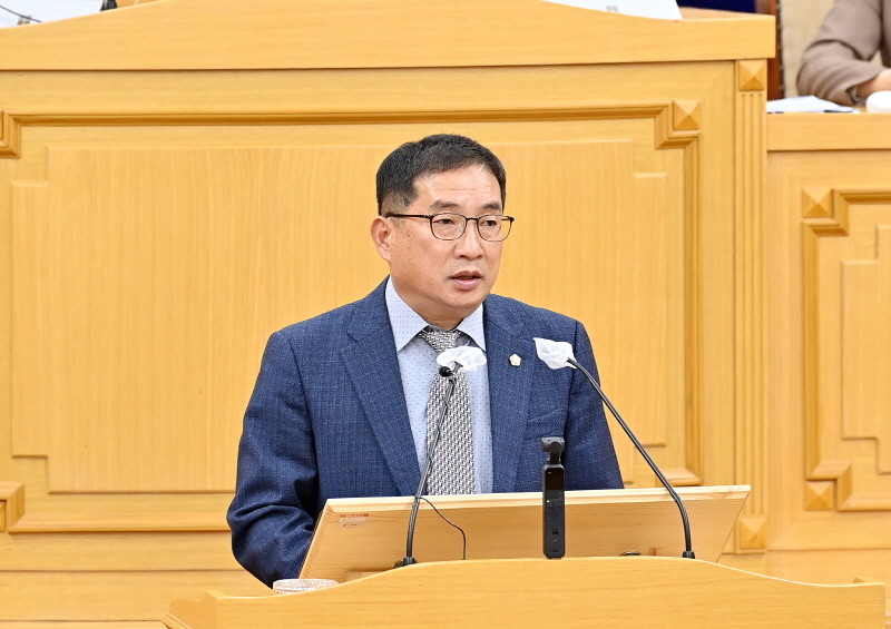 파주시의회 박대성 의원 5분 자유발언…  시민의 건강증진 및 경기도 체전·생활대축전의 성공적 개최를 위한 체육 예산 증액의 필요성 강조